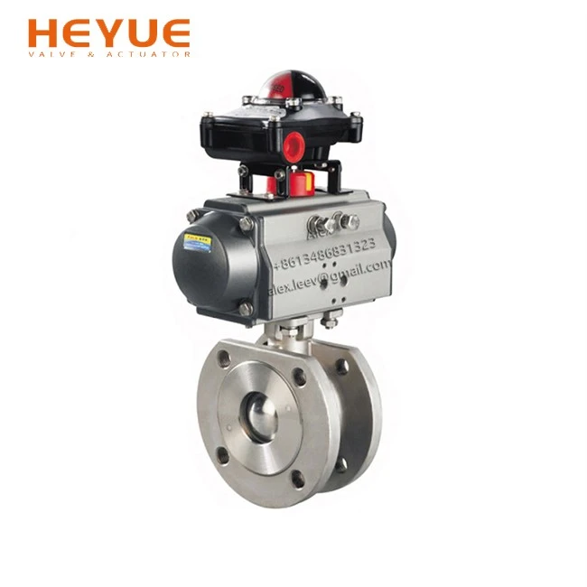 Pneumatic Italian Wafer Thin Ball Valve (3)