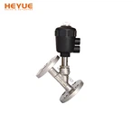 Pneumatyczny zawór z gniazdem kątowym z flagą